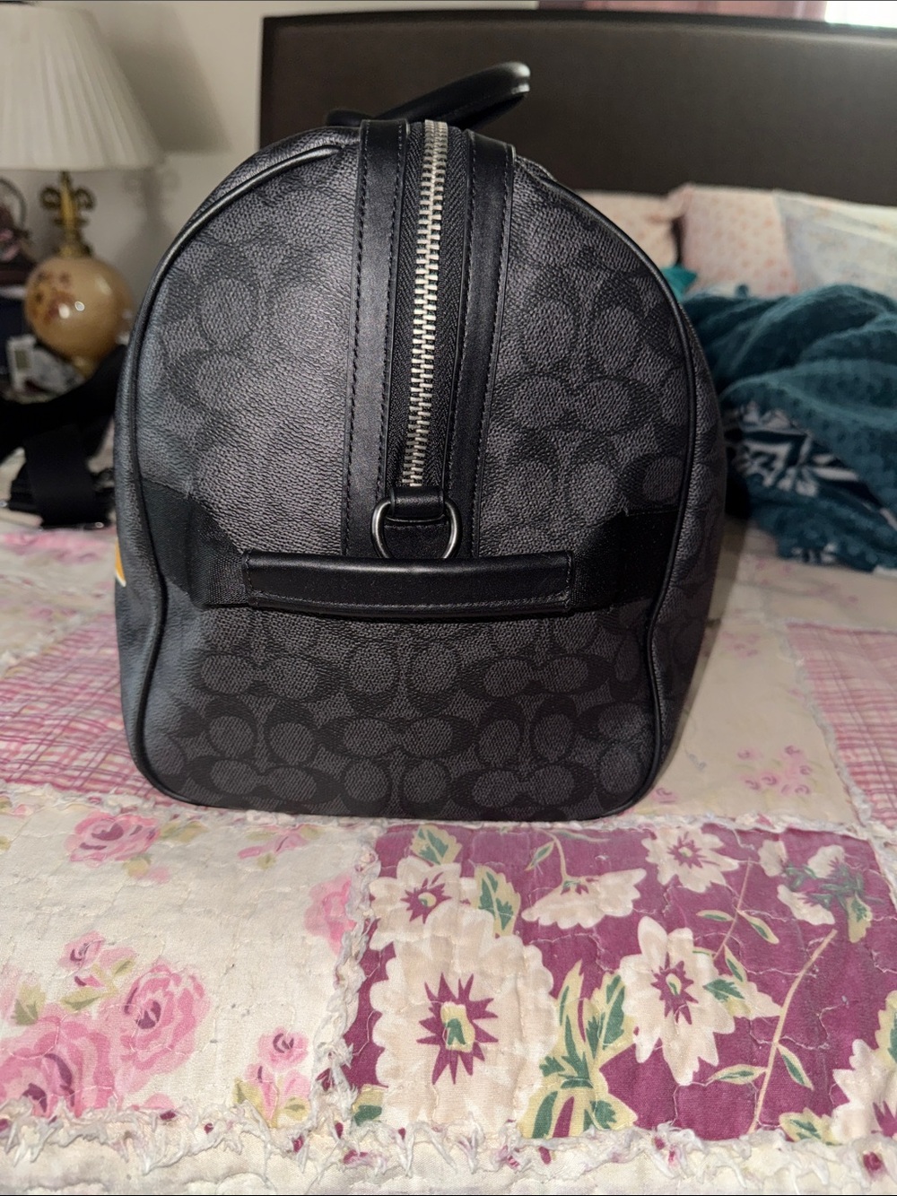 Coach Outlet Men's Venturer Bag In Signature Canvas With Patches - Picture 7 of 12